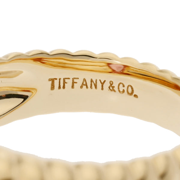 TIFFANY&Co. ティファニー デザインリング ハート 色石 #10.5 10.5号 レディース K18イエローゴールド リング・指輪 Aランク 中古 銀蔵