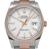 ロレックス デイトジャスト 36 126201 8桁ランダム番 ホワイト メンズ 腕時計 自動巻き 銀蔵