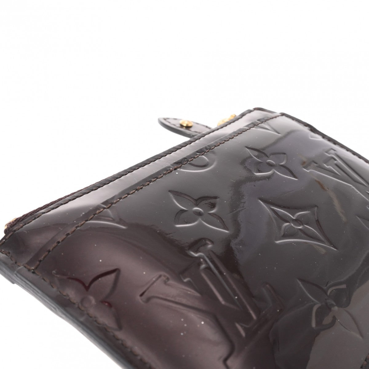 【美品】ルイヴィトン モノグラム ヴェルニ ポシェットクレNM アマラント ルイヴィトンポシェットクレ NM 14125 アマラント レディース