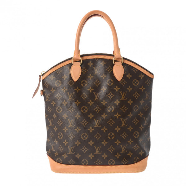 LOUIS VUITTON ルイヴィトン モノグラム ロックイット ヴェルティカル ブラウン M40102 レディース モノグラムキャンバス ハンドバッグ Bランク 中古 銀蔵