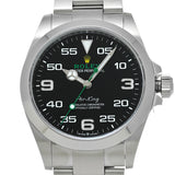 ロレックス エアキング 126900 8桁 ランダム番 ブラック メンズ 腕時計 自動巻き 中古 銀蔵