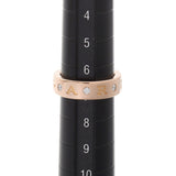 BVLGARI ブルガリ ブルガリブルガリリング 7Pダイヤ #47 6.5号 レディース K18ピンクゴールド PG リング・指輪 Aランク 中古 銀蔵