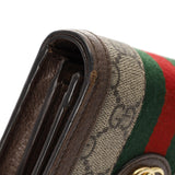 GUCCI グッチ オフィデアGG コンパクトウォレット ベージュ GP金具 598662 レディース レザー キャンバス 二つ折り財布 Bランク 中古 銀蔵