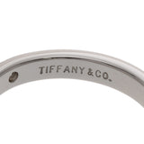 TIFFANY&Co. ティファニー スタッキングバンドリング 一粒ダイヤ 6号 レディース Pt950プラチナ リング・指輪 Aランク 中古 銀蔵