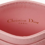 CHRISTIAN DIOR クリスチャンディオール ハート ピンク レディース レザー カードケース ABランク 中古 銀蔵