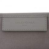 BALENCIAGA バレンシアガ ネイビーカバス S グレー 339933 レディース キャンバス レザー ハンドバッグ ABランク 中古 銀蔵