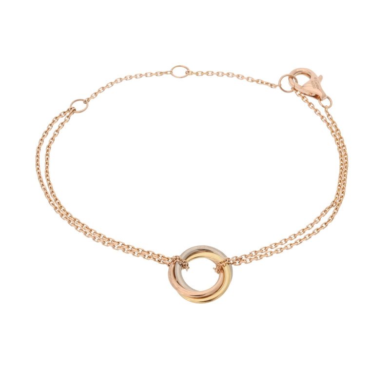 カルティエ ベビー トリニティ レディース ブレスレット CARTIER 中古
