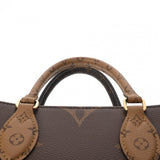 LOUIS VUITTON ルイヴィトン モノグラムリバース オンザゴー PM 2WAY ブラウン M46373 レディース モノグラムキャンバス ハンドバッグ ABランク 中古 銀蔵