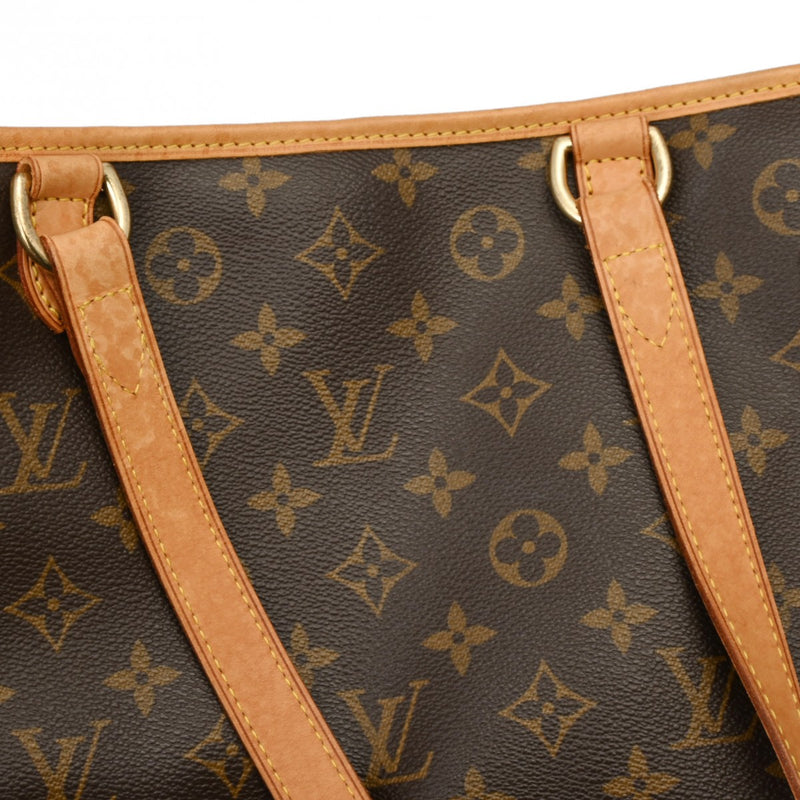 LOUIS VUITTON ルイヴィトン モノグラム バティニョール オリゾンタル ブラウン M51154 レディース モノグラムキャンバス トートバッグ Bランク 中古 銀蔵