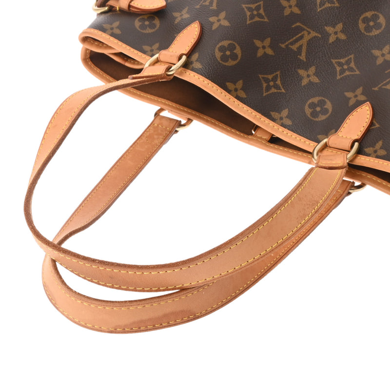 LOUIS VUITTON ルイヴィトン モノグラム バティニョール オリゾンタル ブラウン M51154 レディース モノグラムキャンバス トートバッグ Bランク 中古 銀蔵