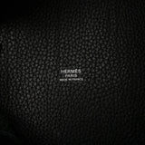 HERMES エルメス ピコタンロック MM ブラック A刻印(2017年頃) レディース トリヨンクレマンス ハンドバッグ ABランク 中古 銀蔵