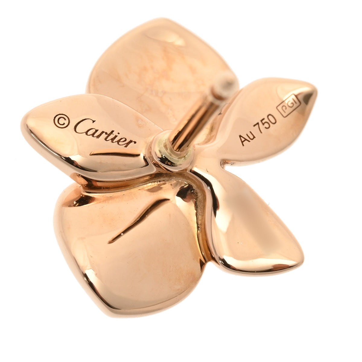 カルティエカレス ドルキデ パル カルティエ １Pダイヤ レディース K18ピンクゴールド ピアス CARTIER 中古 – 銀蔵オンライン