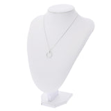 CARTIER カルティエ ジュストアンクル ネックレス ダイヤ レディース K18ホワイトゴールド WG ネックレス Aランク 中古 銀蔵