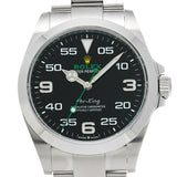 ロレックス エアキング 126900 8桁ランダム番 ブラック メンズ 腕時計 自動巻き 銀蔵