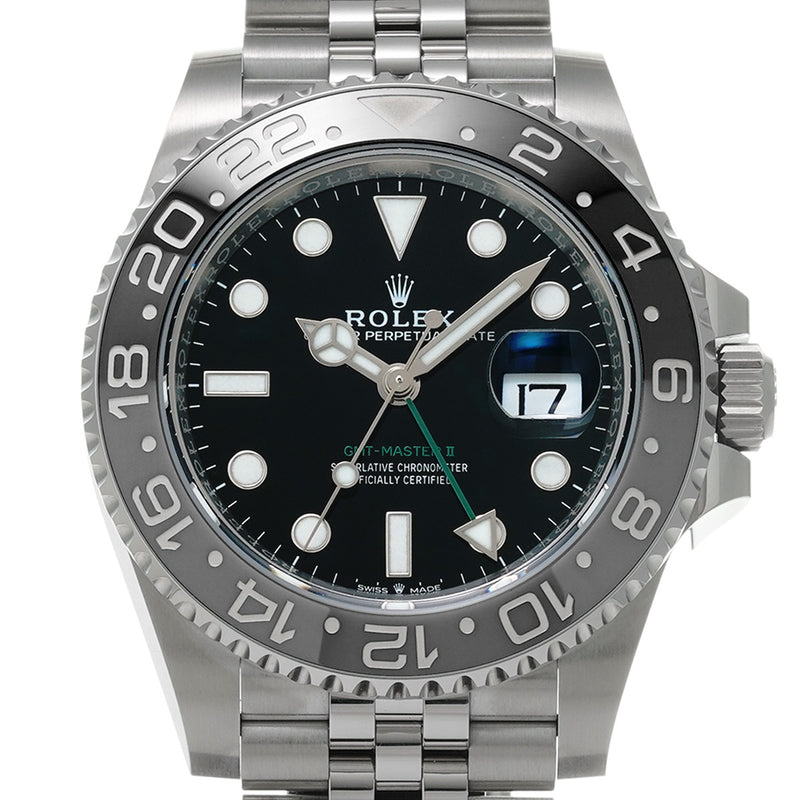 【現金特価】ROLEX ロレックス GMTマスター2 2024年8月 126710GRNR メンズ SS 腕時計 自動巻き 未使用 銀蔵