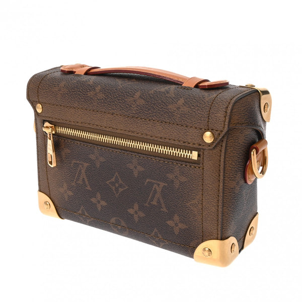 LOUIS VUITTON ルイヴィトン モノグラム ソウルトランク 2WAYショルダー ブラウン M11535 メンズ モノグラムダストキャンバス ハンドバッグ 新同 中古 銀蔵