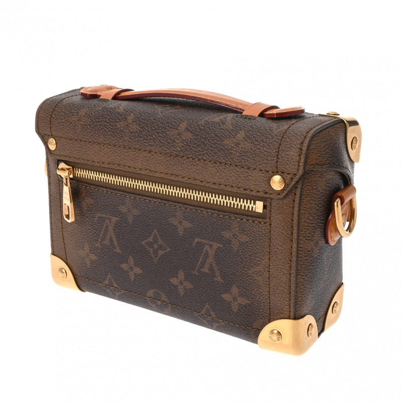 LOUIS VUITTON ルイヴィトン モノグラム ソウルトランク 2WAYショルダー ブラウン M11535 メンズ モノグラムダストキャンバス ハンドバッグ 新同 中古 銀蔵