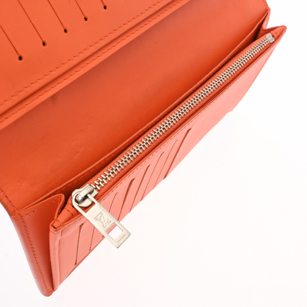 ルイヴィトンLVアエログラム ポルトフォイユブラザ NM オレンジ メンズ