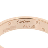 CARTIER カルティエ ミニ ラブリング #51 11号 レディース K18ピンクゴールド リング・指輪 Aランク 中古 銀蔵