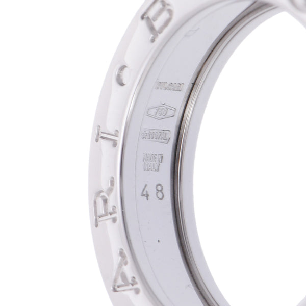 BVLGARI ブルガリ B-ZERO1 1バンドリング XS #48 8号 レディース K18ホワイトゴールド WG リング・指輪 Aランク 中古 銀蔵