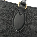 LOUIS VUITTON ルイヴィトン モノグラムアンプラント オンザゴー EW 2WAY ノワール M23640 レディース レザー ハンドバッグ Aランク 中古 銀蔵