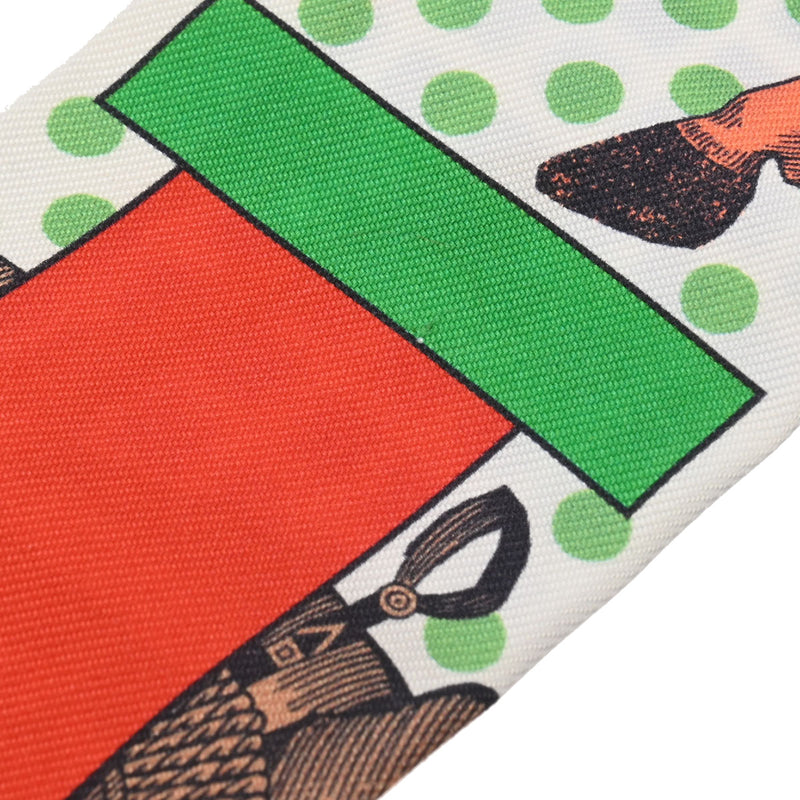 HERMES エルメス ツイリー CAVALIER EN FORMES マルチカラー 064008S レディース シルク100％ スカーフ 未使用 銀蔵