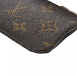 LOUIS VUITTON ルイヴィトン モノグラム ポシェットクレ  ブラウン M62650 ユニセックス モノグラムキャンバス コインケース Bランク 中古 銀蔵