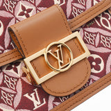 LOUIS VUITTON ルイヴィトン モノグラム ジャガード ドーフィーヌ MINI ピンク M57172 レディース モノグラムジャガード ショルダーバッグ Aランク 中古 銀蔵