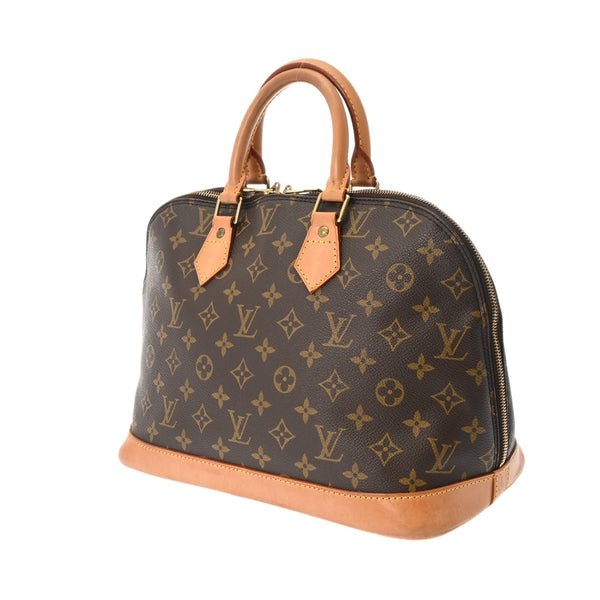 LOUIS VUITTON ルイヴィトン モノグラム アルマ 旧型 ブラウン M51130 レディース モノグラムキャンバス ハンドバッグ Bランク 中古 銀蔵