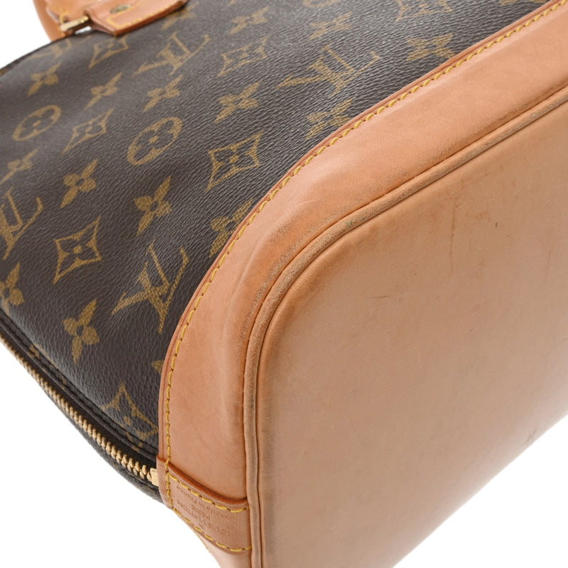 LOUIS VUITTON ルイヴィトン モノグラム アルマ 旧型 ブラウン M51130 レディース モノグラムキャンバス ハンドバッグ Bランク 中古 銀蔵