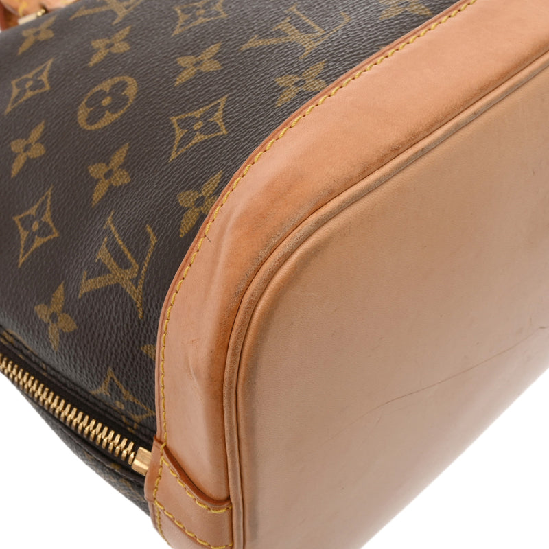 LOUIS VUITTON ルイヴィトン モノグラム アルマ 旧型 ブラウン M51130 レディース モノグラムキャンバス ハンドバッグ Bランク 中古 銀蔵