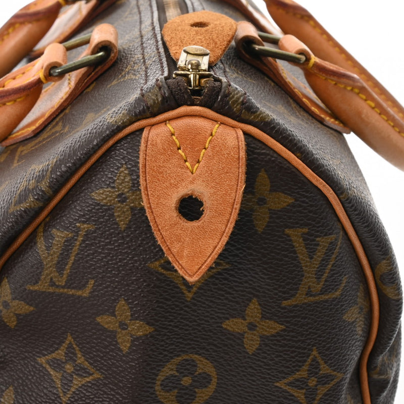 LOUIS VUITTON ルイヴィトン モノグラム スピーディ 25 旧型 ブラウン M41109 レディース モノグラムキャンバス ハンドバッグ Bランク 中古 銀蔵