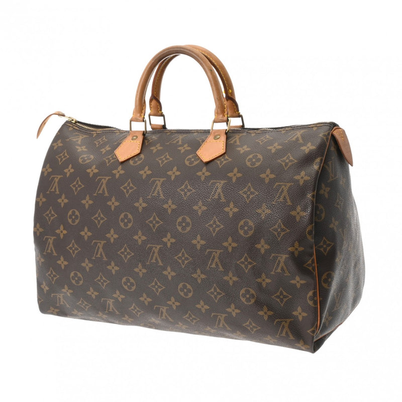 LOUIS VUITTON ルイヴィトン モノグラム スピーディ 40 旧型 ブラウン M41522 レディース モノグラムキャンバス ハンドバッグ Bランク 中古 銀蔵