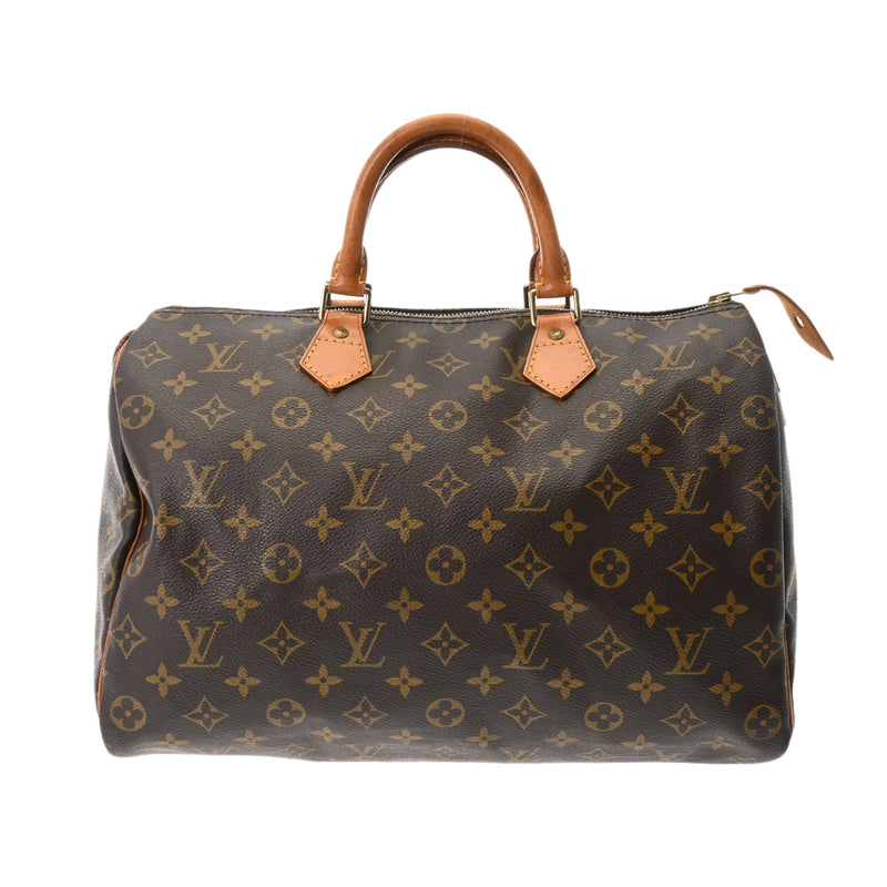 LOUIS VUITTON ルイヴィトン モノグラム スピーディ 35 旧型 ブラウン M41524 フランス レディース モノグラムキャンバス ハンドバッグ Bランク 中古 銀蔵