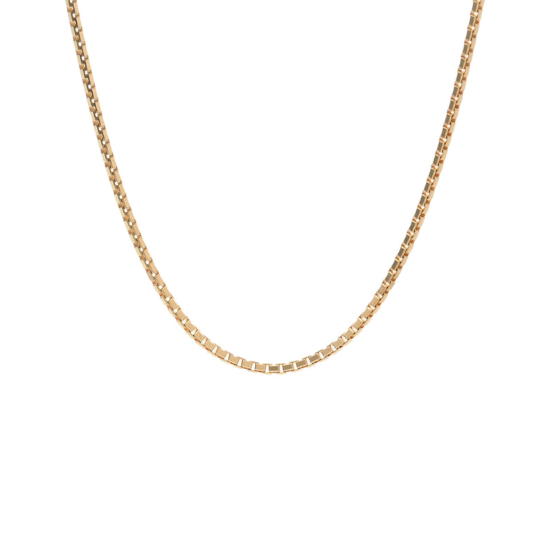 no brand ノーブランド ベネチアンチェーン ユニセックス K18イエローゴールド ネックレス Aランク 中古 銀蔵