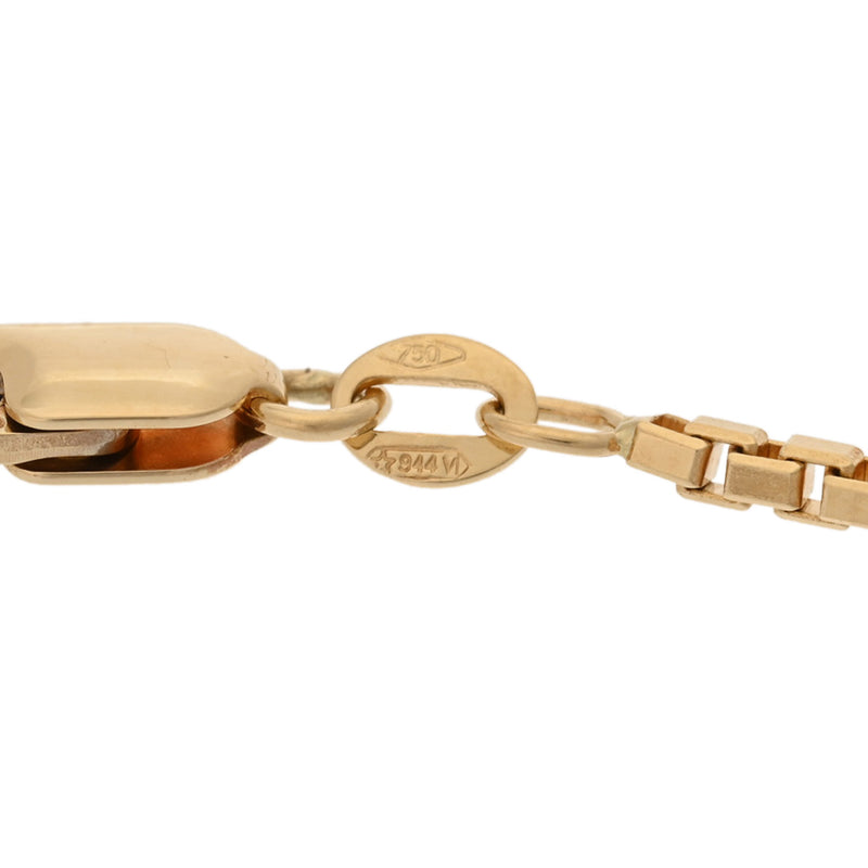 no brand ノーブランド ベネチアンチェーン ユニセックス K18イエローゴールド ネックレス Aランク 中古 銀蔵