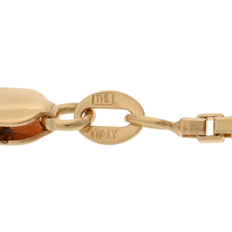 no brand ノーブランド ベネチアンチェーン ユニセックス K18イエローゴールド ネックレス Aランク 中古 銀蔵