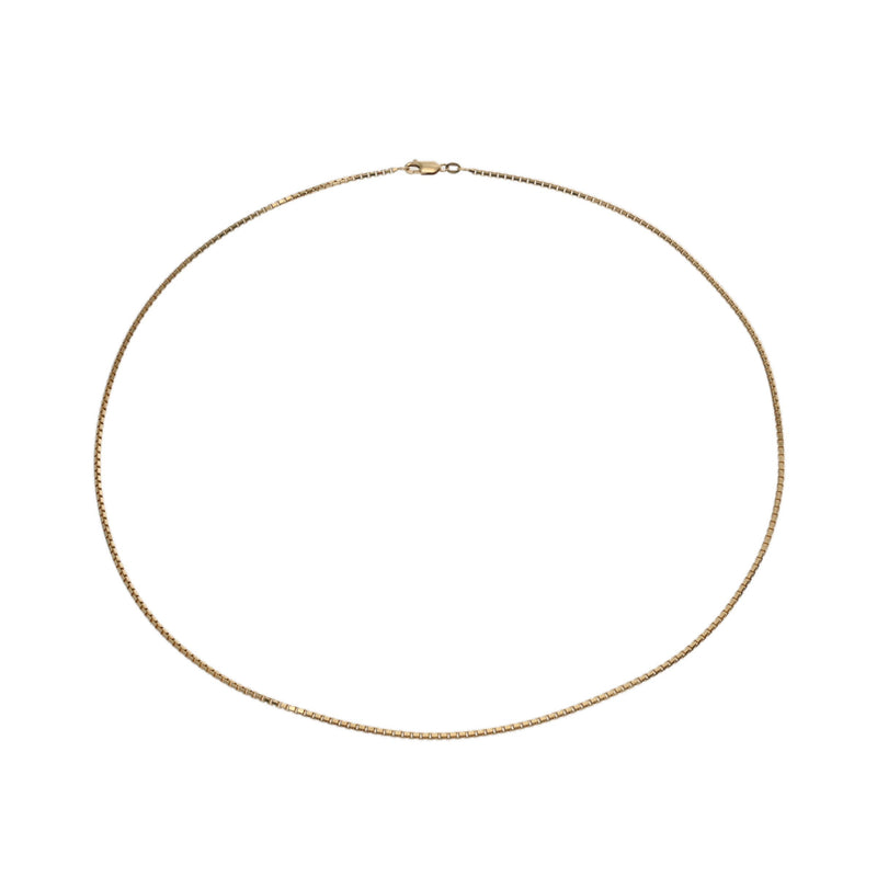 no brand ノーブランド ベネチアンチェーン ユニセックス K18イエローゴールド ネックレス Aランク 中古 銀蔵