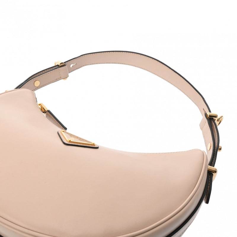 プラダ アーケ ベージュ レディース レザー ショルダーバッグ 1BC194