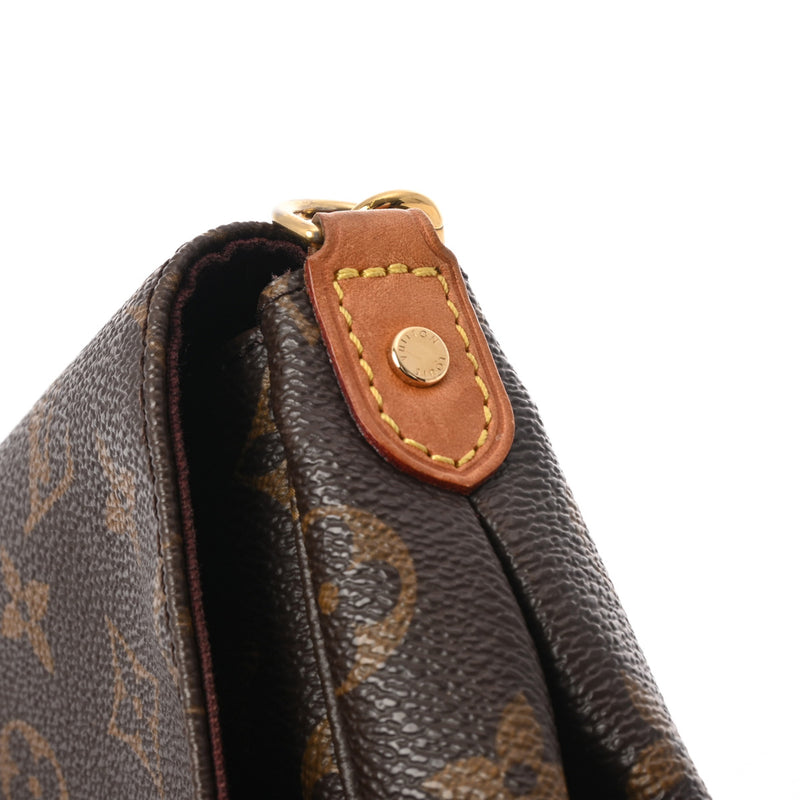 LOUIS VUITTON ルイヴィトン モノグラム フェイボリット MM 2WAY ブラウン M40718 レディース モノグラムキャンバス ショルダーバッグ Bランク 中古 銀蔵