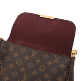 LOUIS VUITTON ルイヴィトン モノグラム フェイボリット MM 2WAY ブラウン M40718 レディース モノグラムキャンバス ショルダーバッグ Bランク 中古 銀蔵