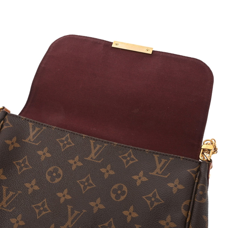 LOUIS VUITTON ルイヴィトン モノグラム フェイボリット MM 2WAY ブラウン M40718 レディース モノグラムキャンバス ショルダーバッグ Bランク 中古 銀蔵