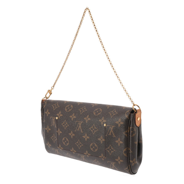 LOUIS VUITTON ルイヴィトン モノグラム フェイボリット MM 2WAY ブラウン M40718 レディース モノグラムキャンバス ショルダーバッグ Bランク 中古 銀蔵