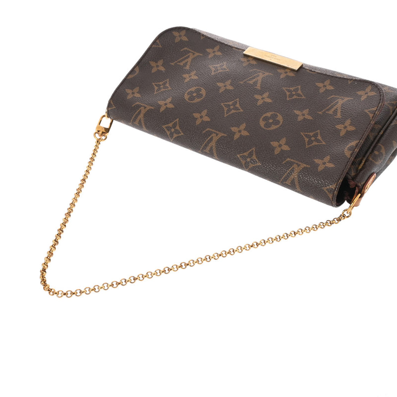 LOUIS VUITTON ルイヴィトン モノグラム フェイボリット MM 2WAY ブラウン M40718 レディース モノグラムキャンバス ショルダーバッグ Bランク 中古 銀蔵