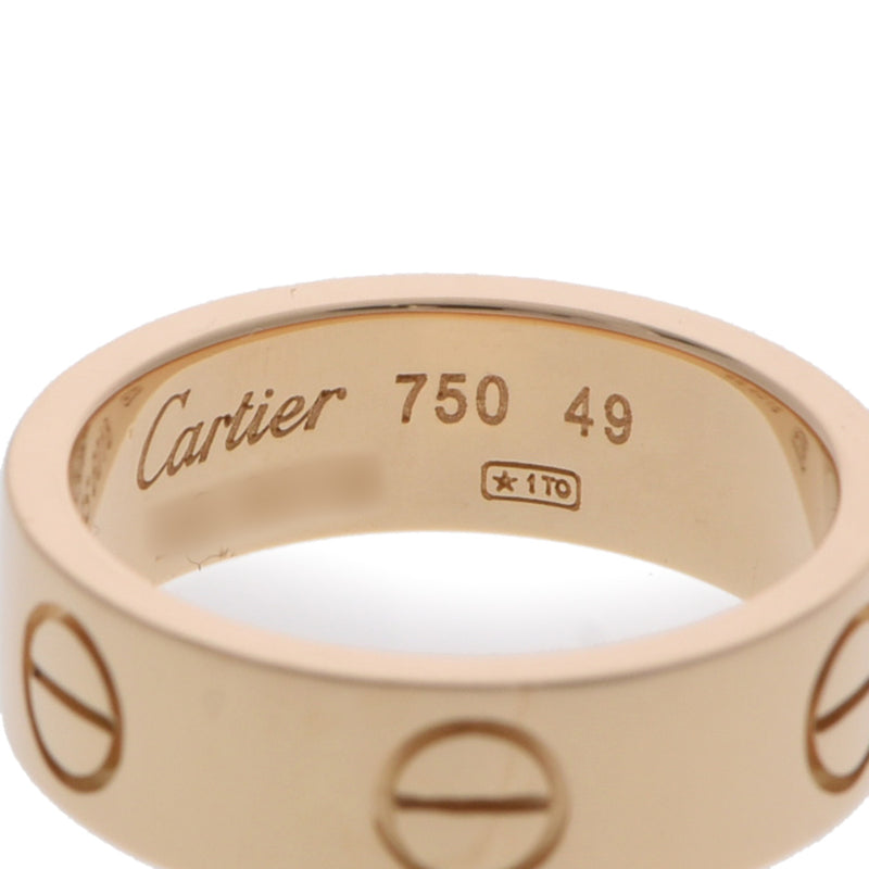 CARTIER カルティエ ラブリング #49 9号 レディース K18イエローゴールド リング・指輪 Aランク 中古 銀蔵