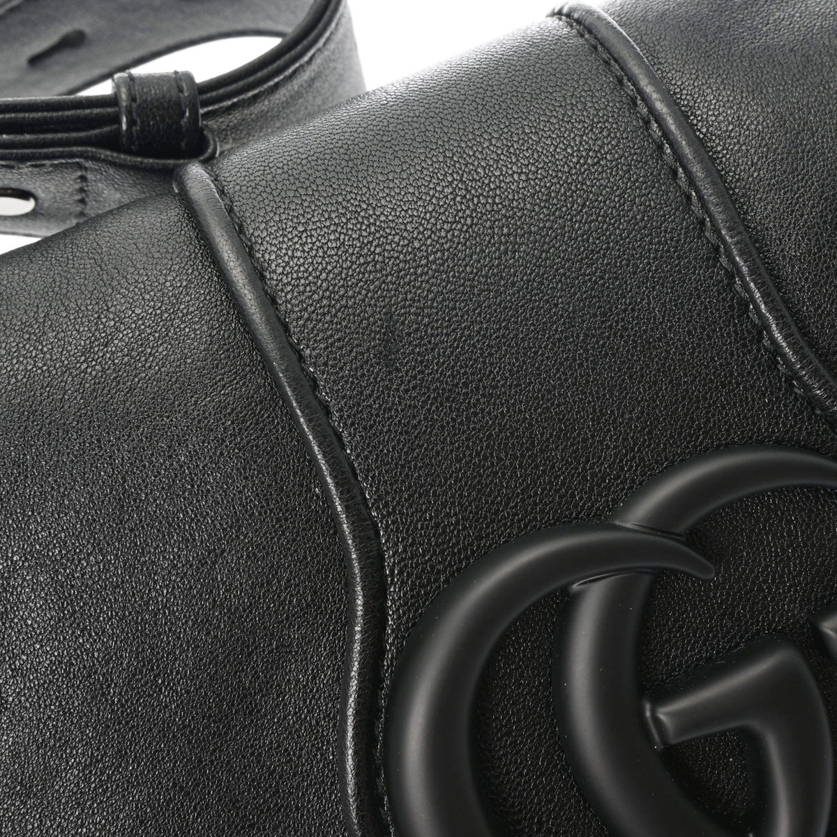 グッチアフロディーテショルダー ブラック レディース カーフ