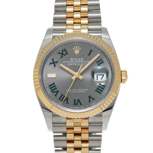 【現金特価】ROLEX ロレックス デイトジャスト ジスレートローマ ジュビリーブレス  2024年10月 126233 メンズ YG/SS 腕時計 自動巻き 未使用 銀蔵