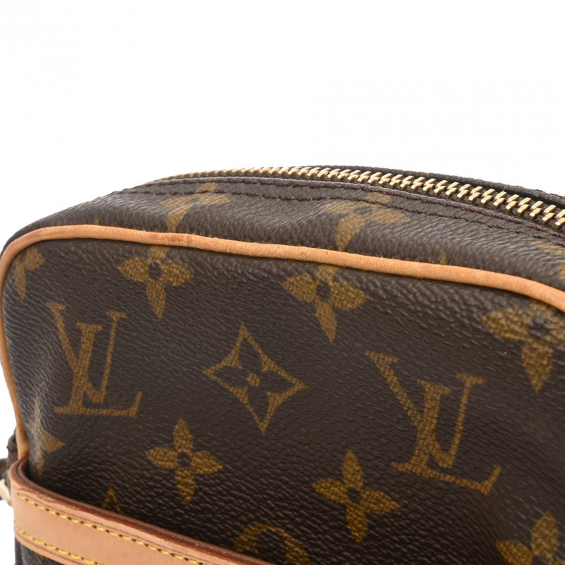 LOUIS VUITTON ルイヴィトン モノグラム ダヌーブ ブラウン M45266 ユニセックス モノグラムキャンバス ショルダーバッグ ABランク 中古 銀蔵