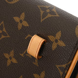 LOUIS VUITTON ルイヴィトン モノグラム ポシェットフロランティーヌ ベルトXS ブラウン M51855 FL1004 レディース モノグラムキャンバス ウエストバッグ ABランク 中古 銀蔵