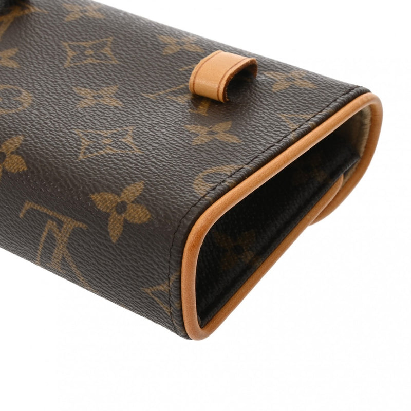 LOUIS VUITTON ルイヴィトン モノグラム ポシェットフロランティーヌ ベルトXS ブラウン M51855 FL1004 レディース モノグラムキャンバス ウエストバッグ ABランク 中古 銀蔵